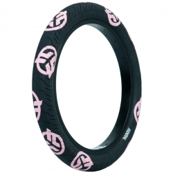 Federal Command LP 2.4 black with pink logo BMX tire